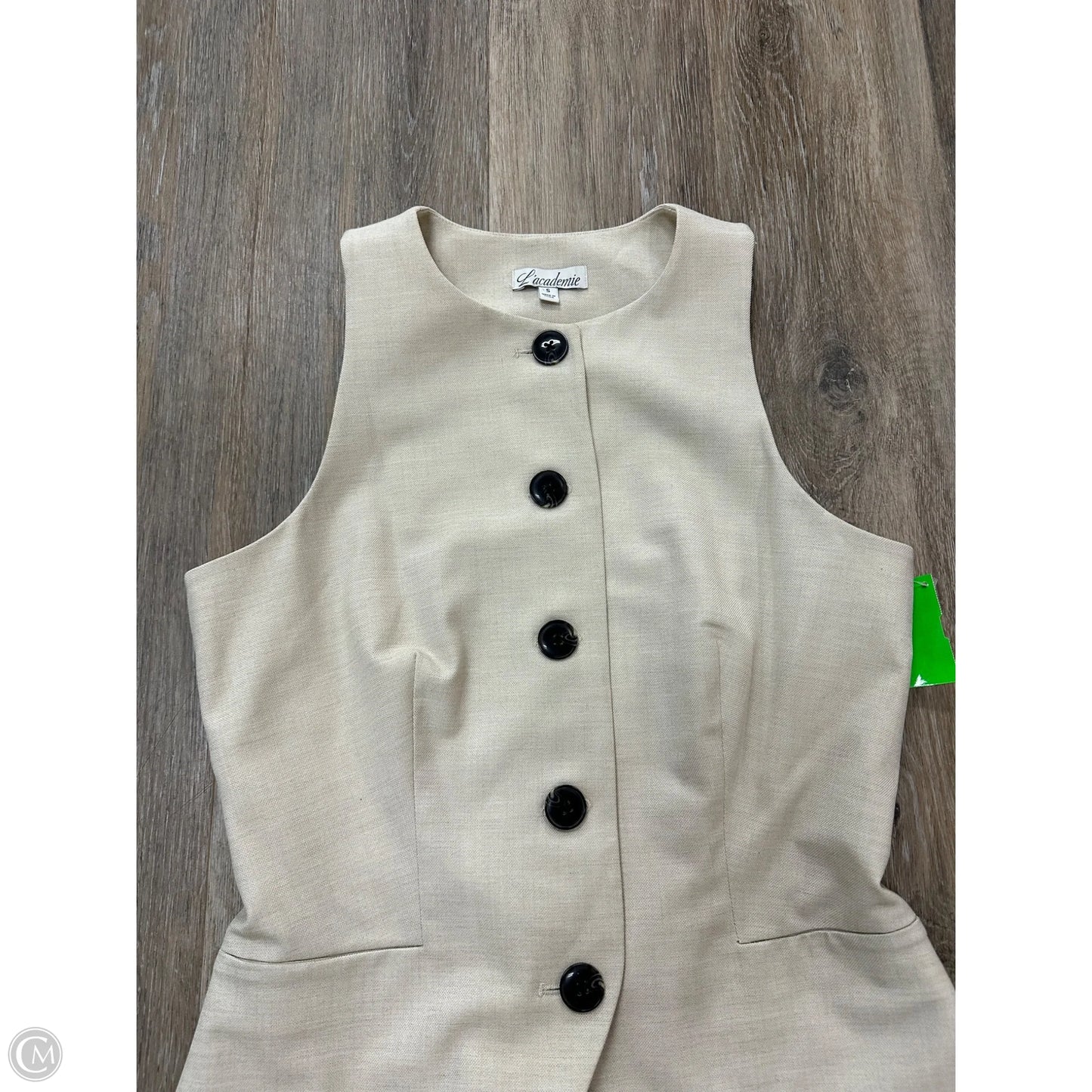 Vest Other By L’academie In Cream, Size: S