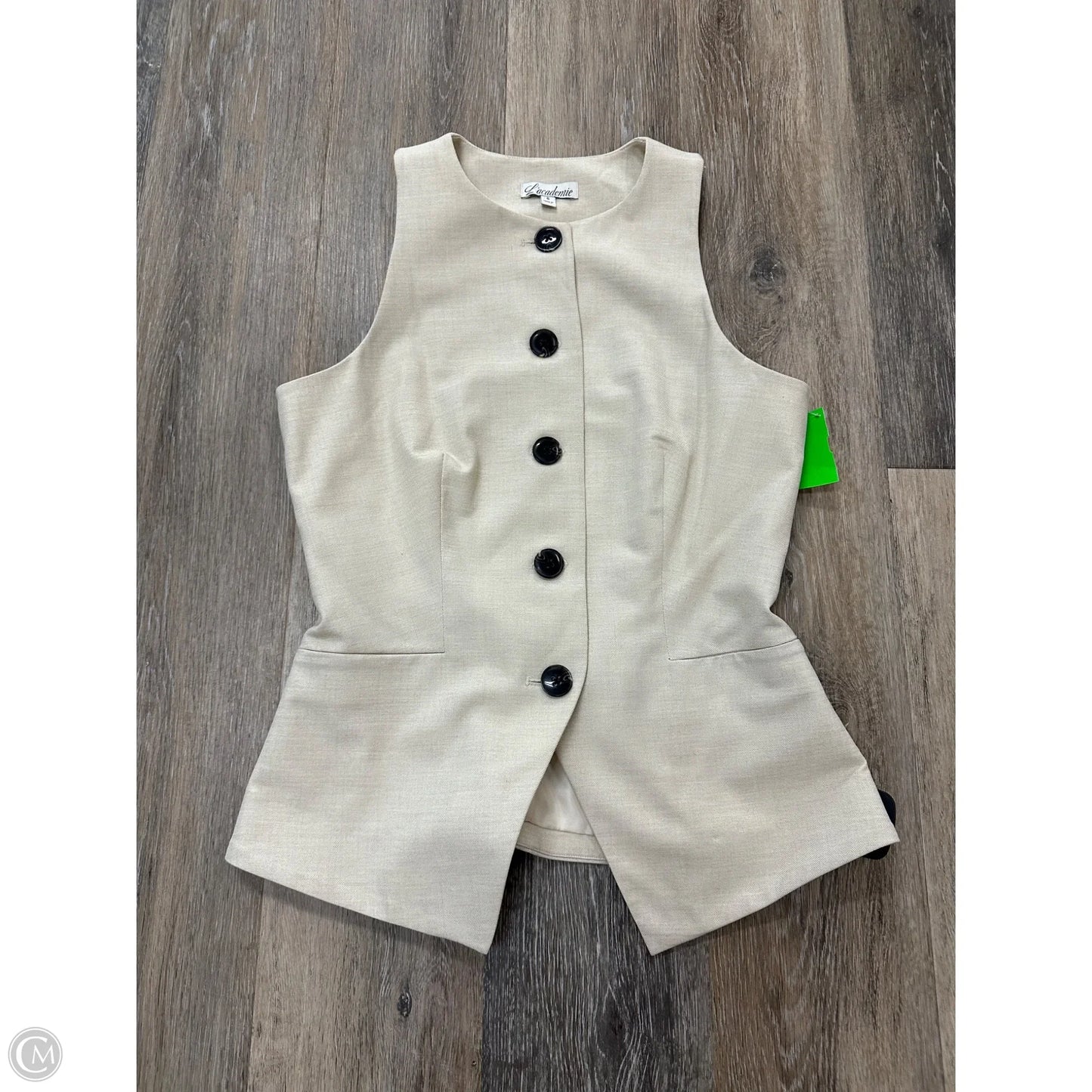 Vest Other By L’academie In Cream, Size: S