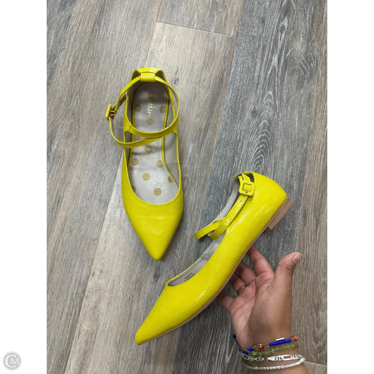 Shoes Flats By Boden In Yellow, Size: 11