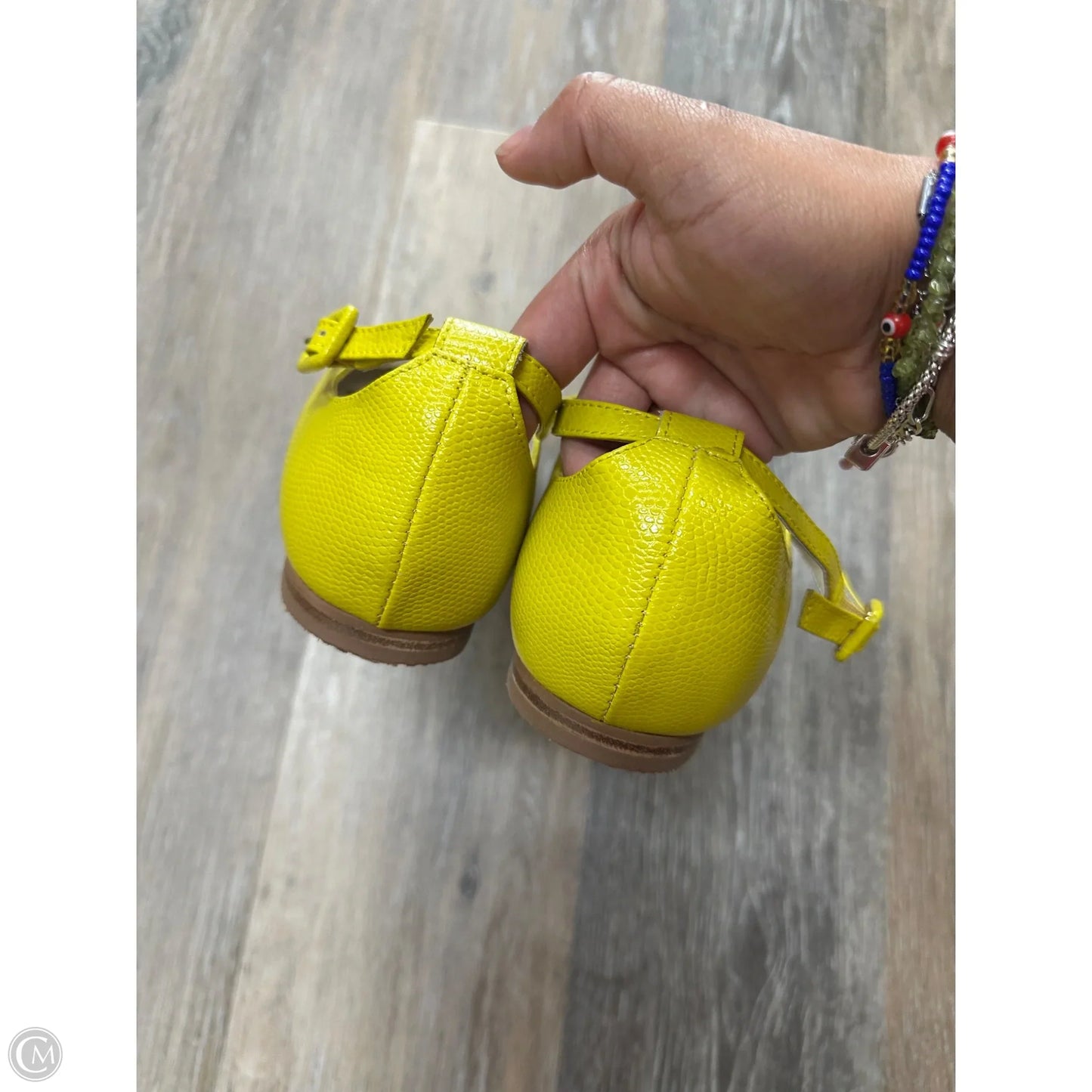 Shoes Flats By Boden In Yellow, Size: 11