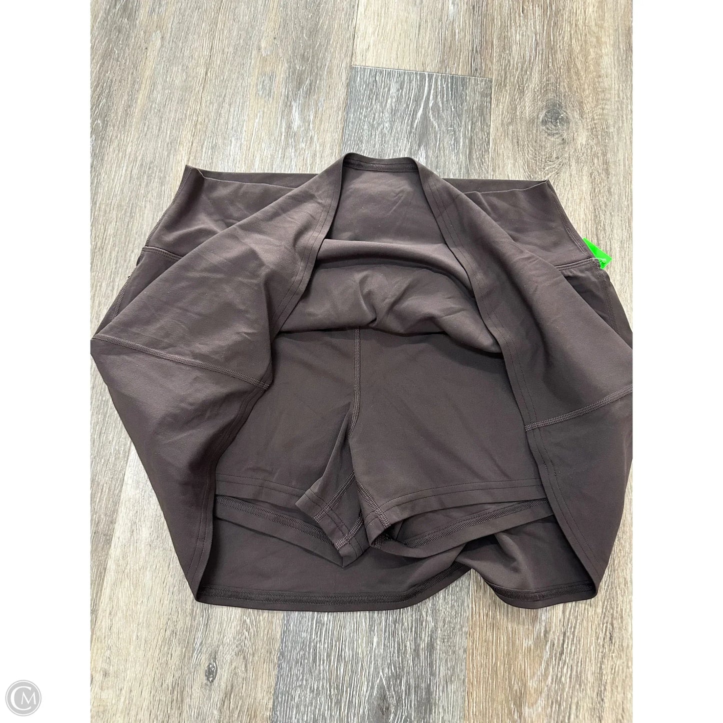 Athletic Skort By Lululemon In Brown, Size: 14