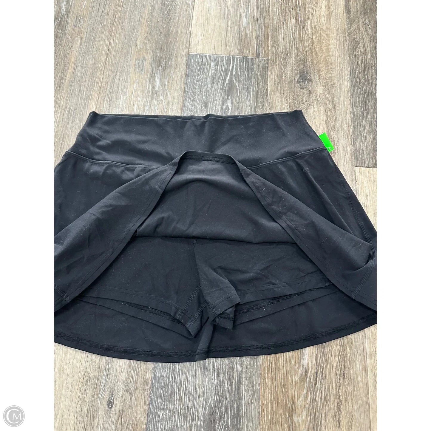 Athletic Skort By Lululemon In Black, Size: 14
