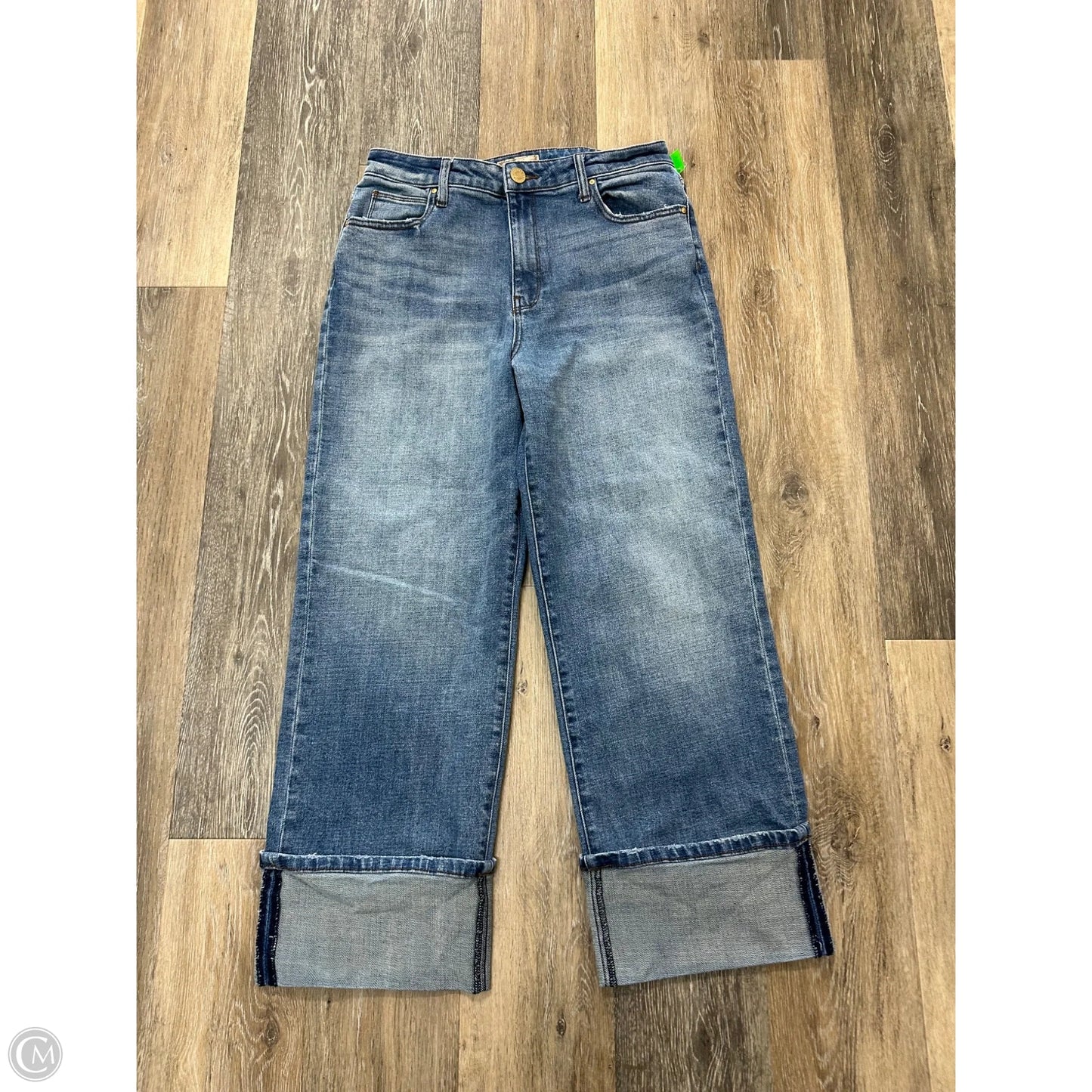 Jeans Wide Leg By Kut In Blue Denim, Size: 4