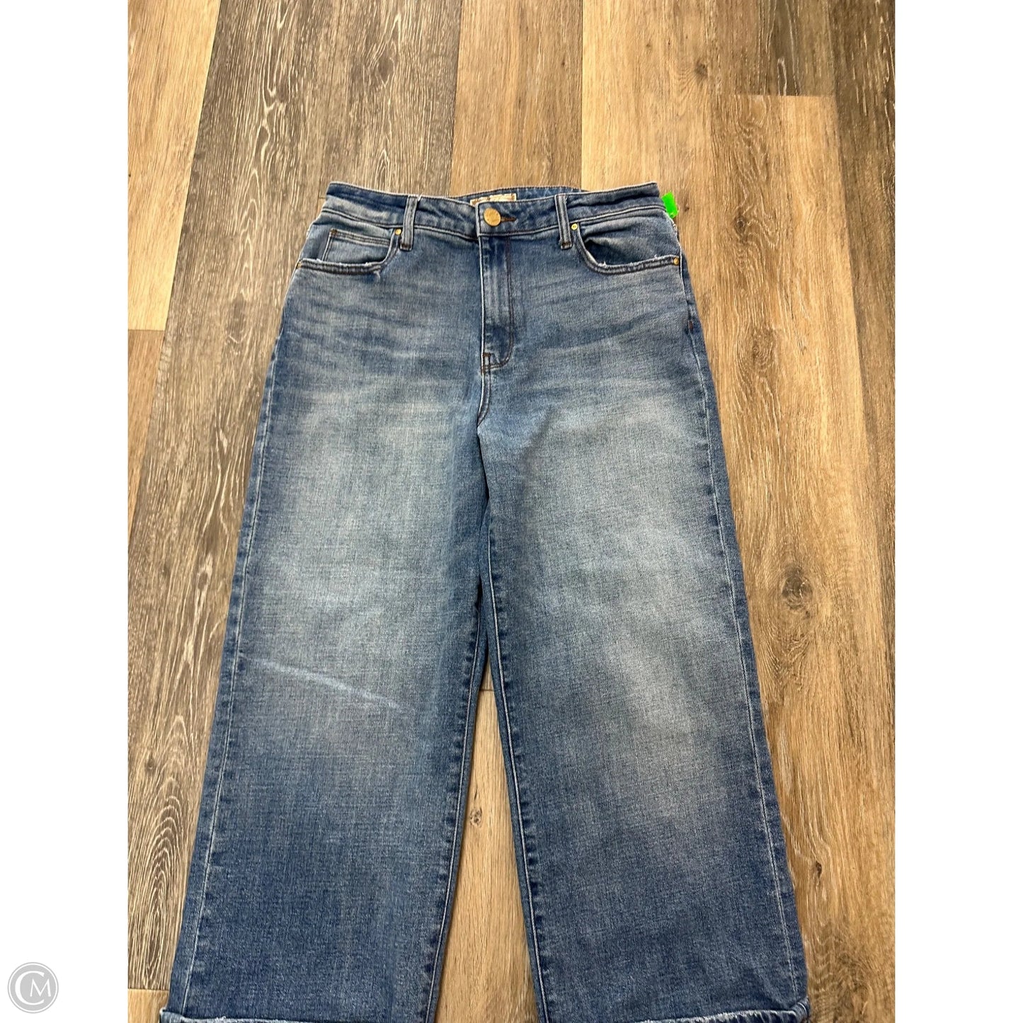 Jeans Wide Leg By Kut In Blue Denim, Size: 4