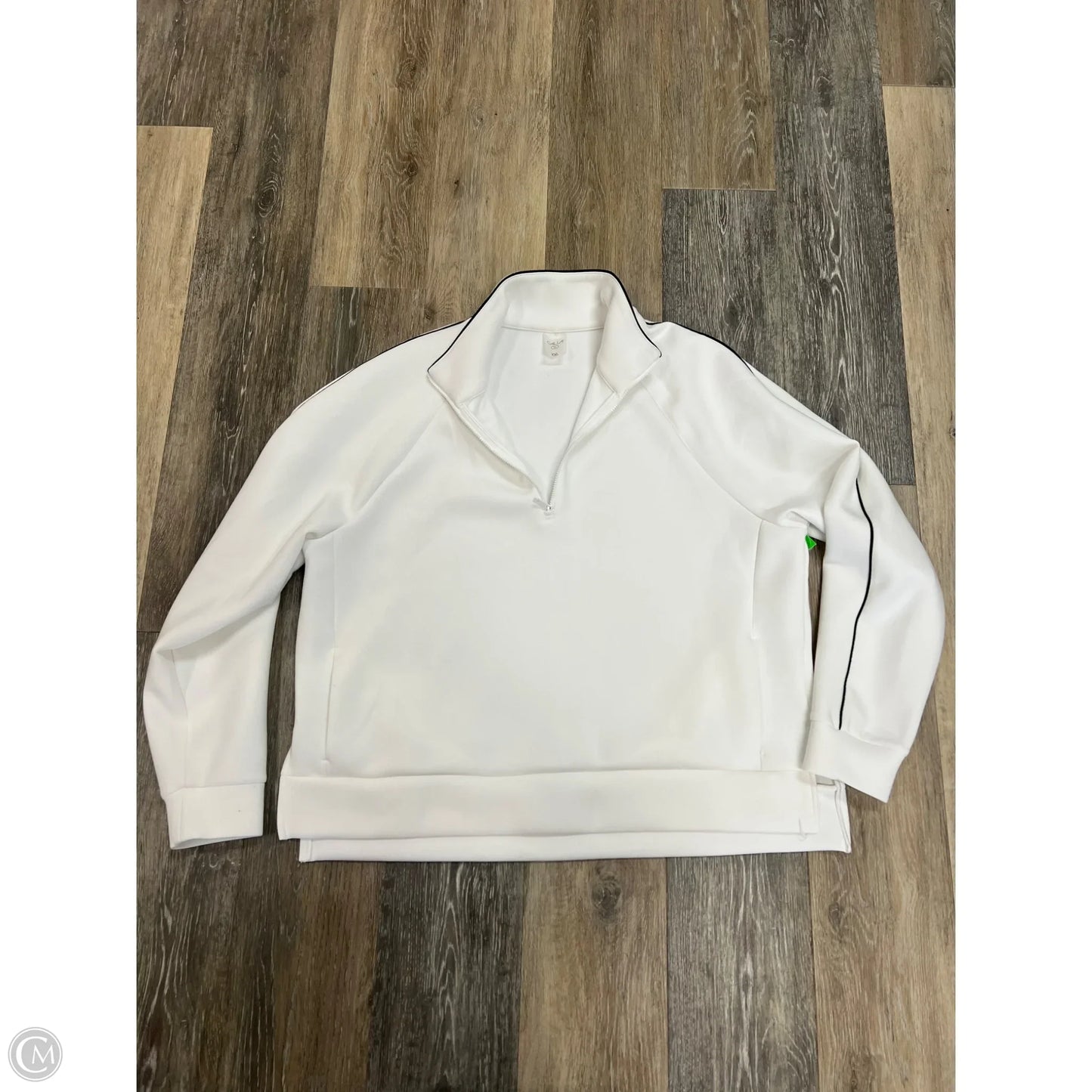 Athletic Sweatshirt Collar By Calia In White, Size: Xxl