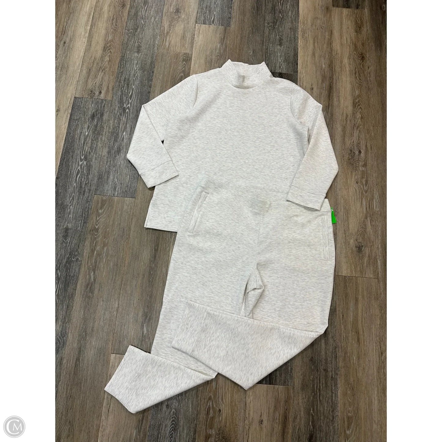 Pants Set 2pc By Chicos In Cream, Size: Xl