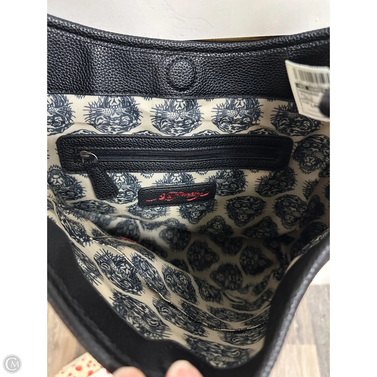 Handbag By Ed Hardy, Size: Large