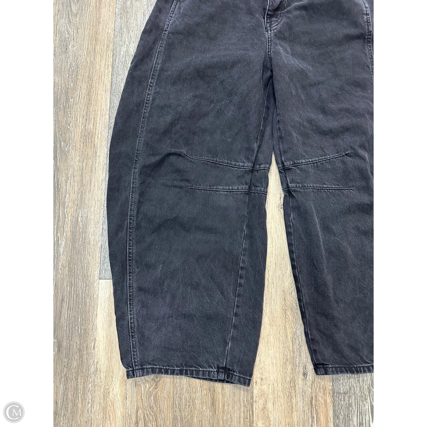 Jeans Wide Leg By We The Free In Black Denim, Size: 4