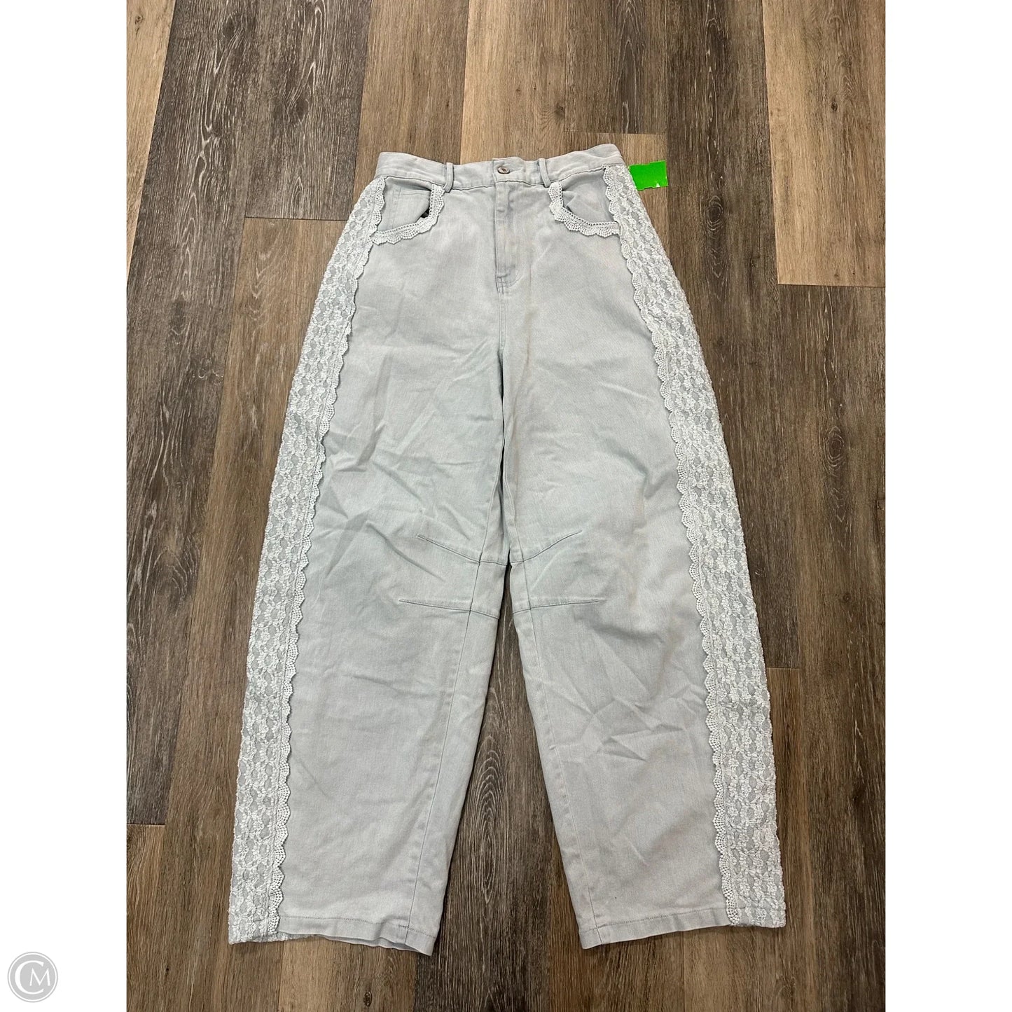 Jeans Straight By Davi & Dani In Blue Denim, Size: M