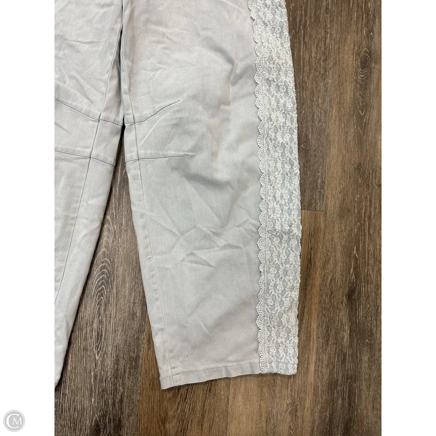 Jeans Straight By Davi & Dani In Blue Denim, Size: M