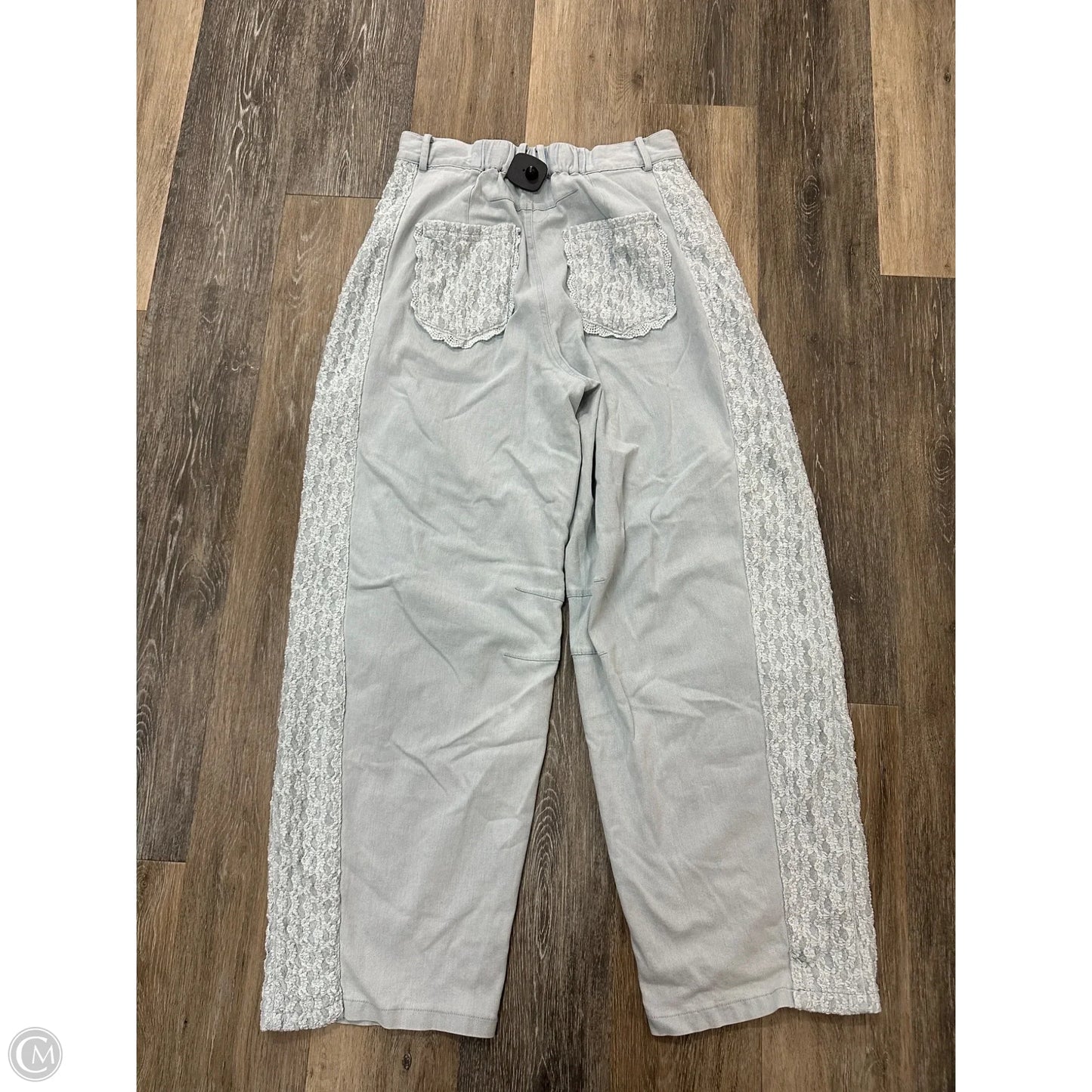 Jeans Straight By Davi & Dani In Blue Denim, Size: M