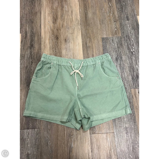 Shorts By Lane Bryant In Green, Size: 16