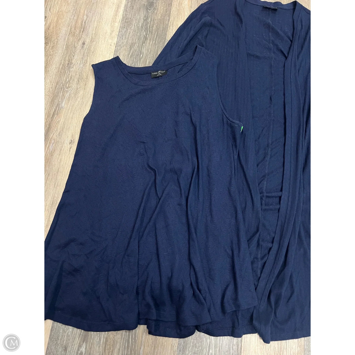 Sweater 2pc By Lane Bryant In Blue, Size: 2x