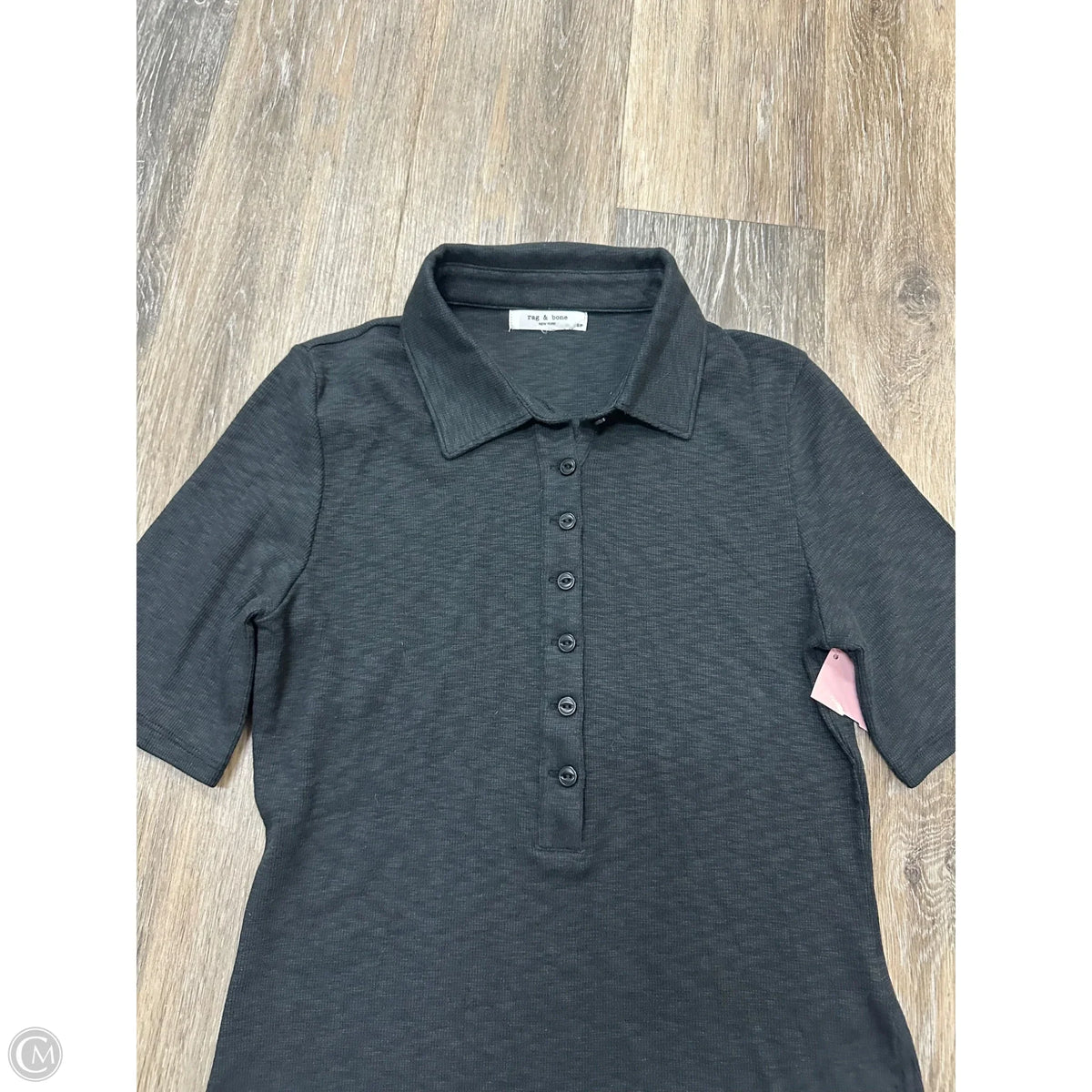 Top Short Sleeve By Rag And Bone In Grey, Size: S