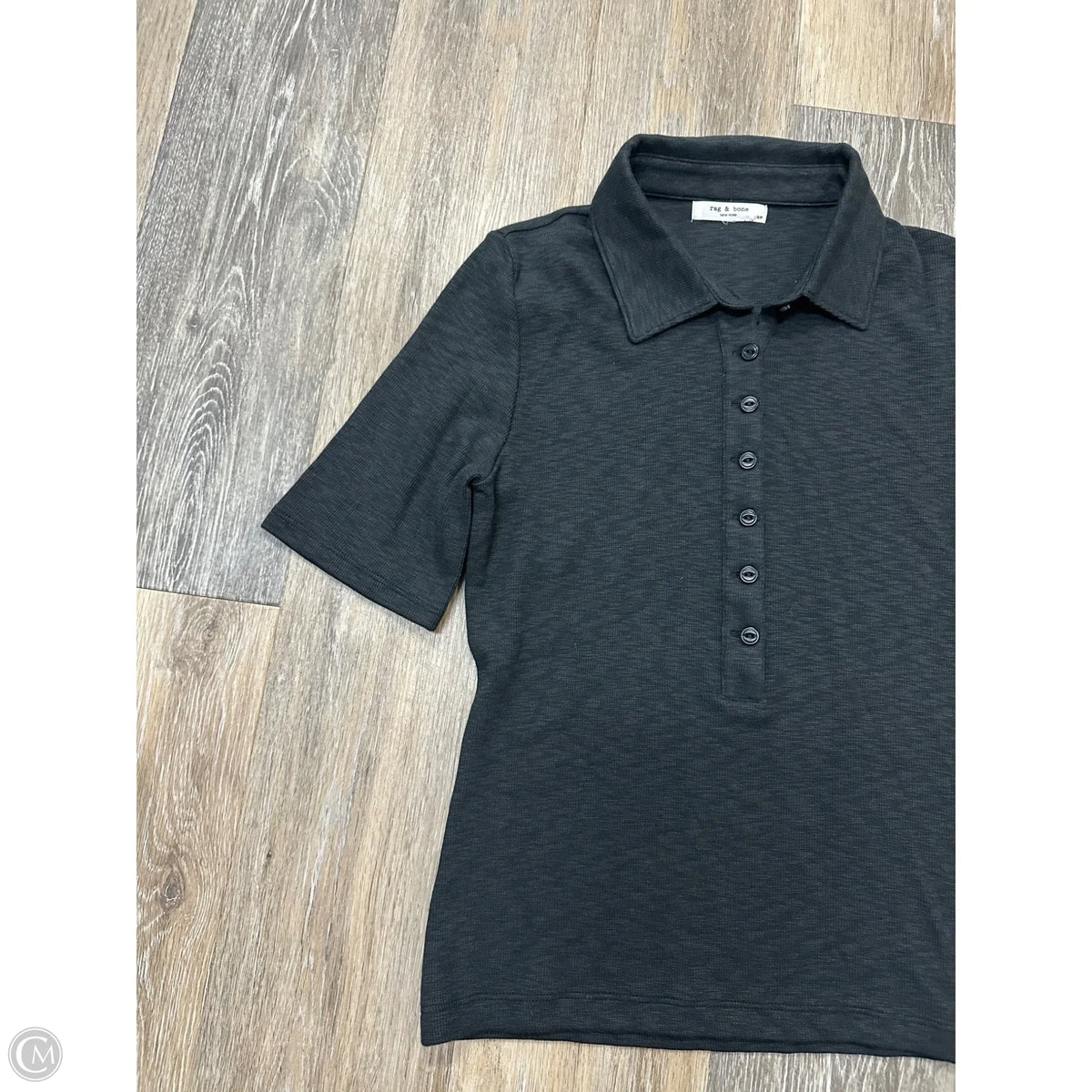 Top Short Sleeve By Rag And Bone In Grey, Size: S