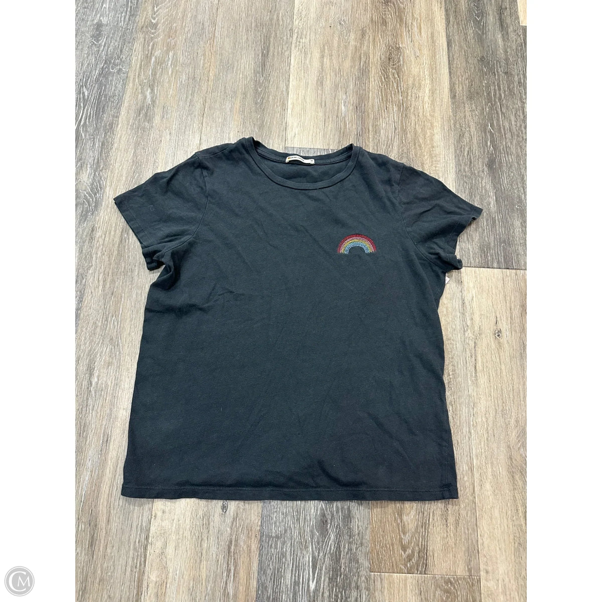 Top Short Sleeve By Marine Layer In Grey, Size: M