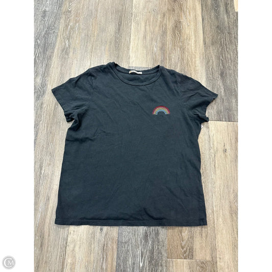 Top Short Sleeve By Marine Layer In Grey, Size: M