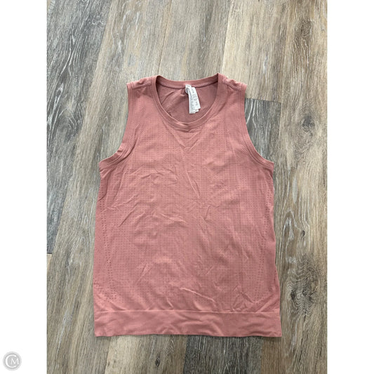 Athletic Tank Top By Athleta In Rose Gold, Size: Xs