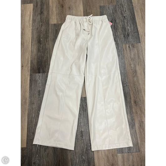 Pants Wide Leg By Evereve In Cream, Size: S