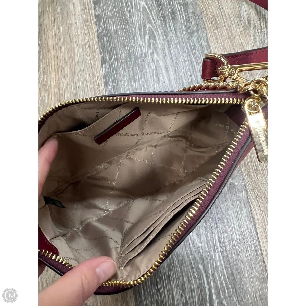 -Crossbody Designer By Michael Kors, Size: Medium