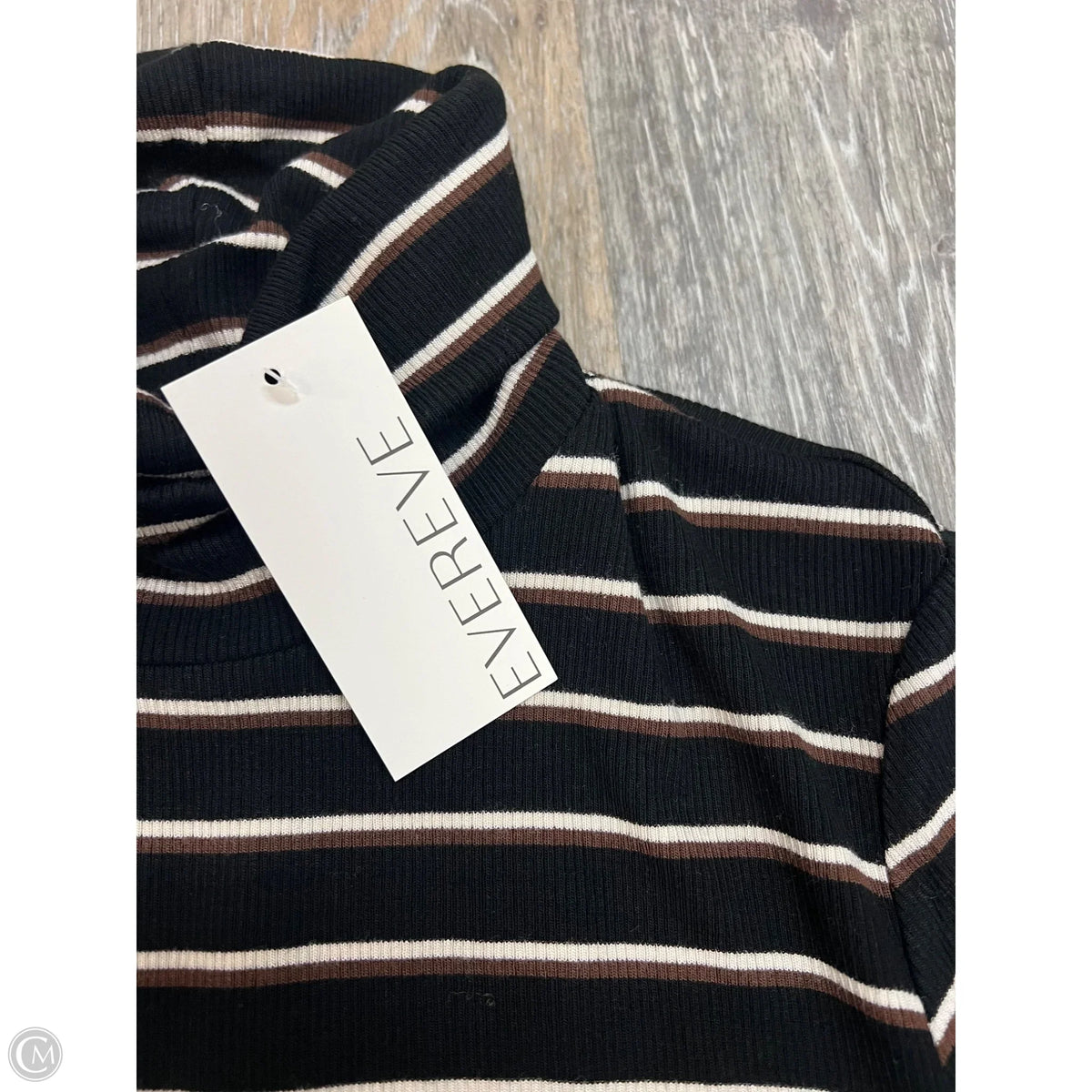 Top Long Sleeve By Sanctuary In Striped Pattern, Size: L