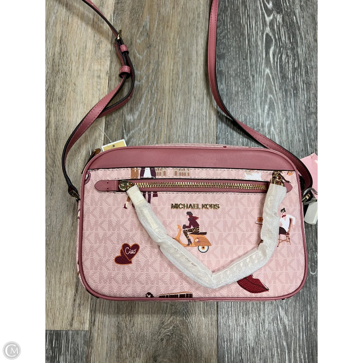 Crossbody Designer By Michael Kors, Size: Medium