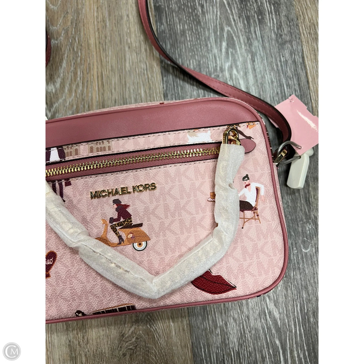 Crossbody Designer By Michael Kors, Size: Medium
