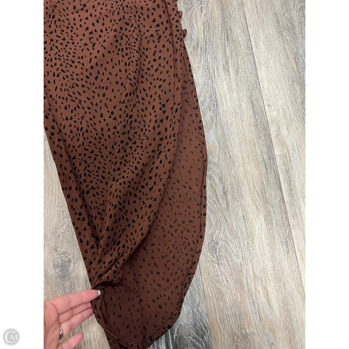 Pants Set 2pc By Khush In Brown, Size: L