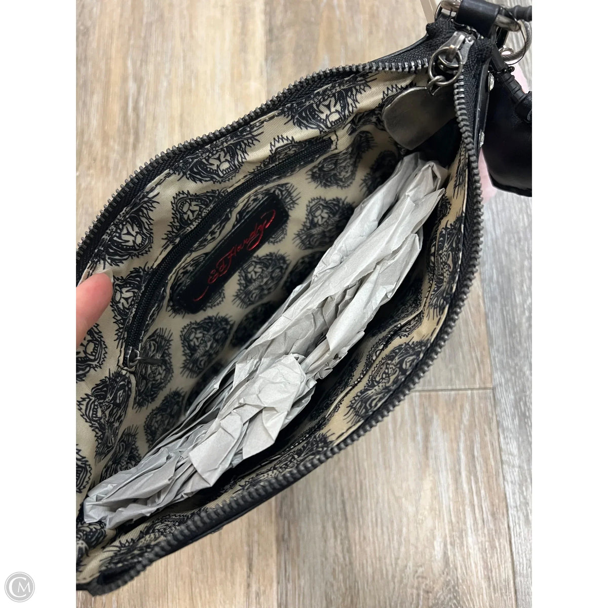Handbag By Ed Hardy, Size: Small
