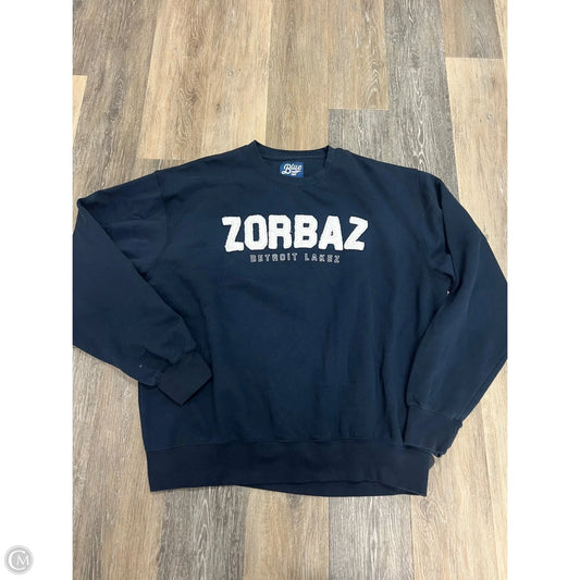 Sweatshirt Crewneck By Blue 84 In Blue, Size: Xl