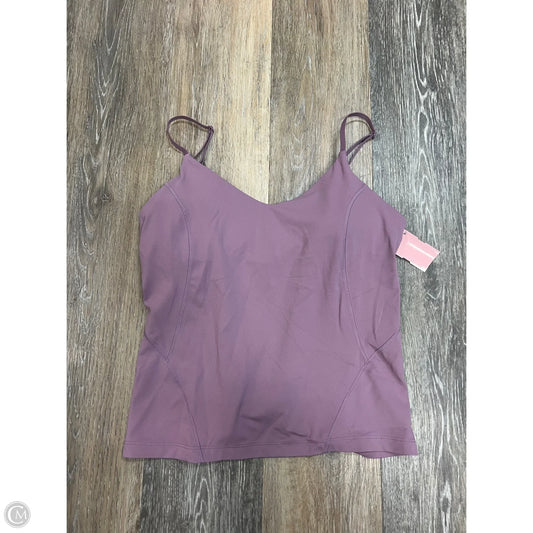 Athletic Tank Top By Lululemon In Purple, Size: 8