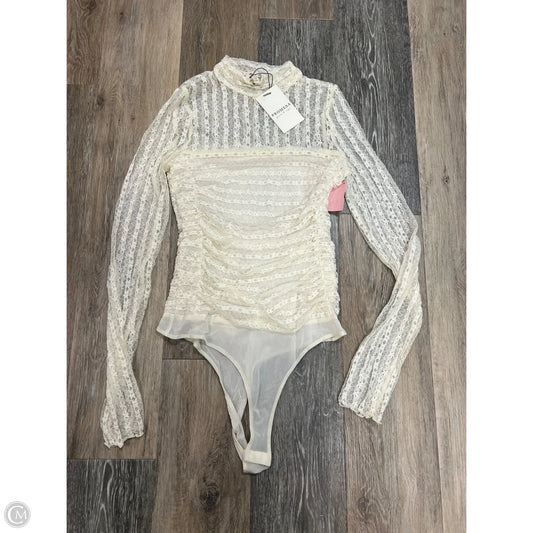 -Bodysuit By Promesa In Cream, Size: S