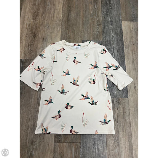 Top Short Sleeve By Anniewear In Multi-colored, Size: L