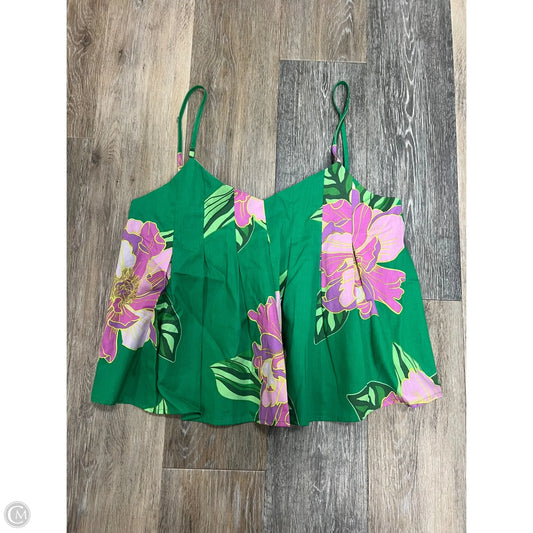 Top Sleeveless By Thml In Floral Print, Size: L