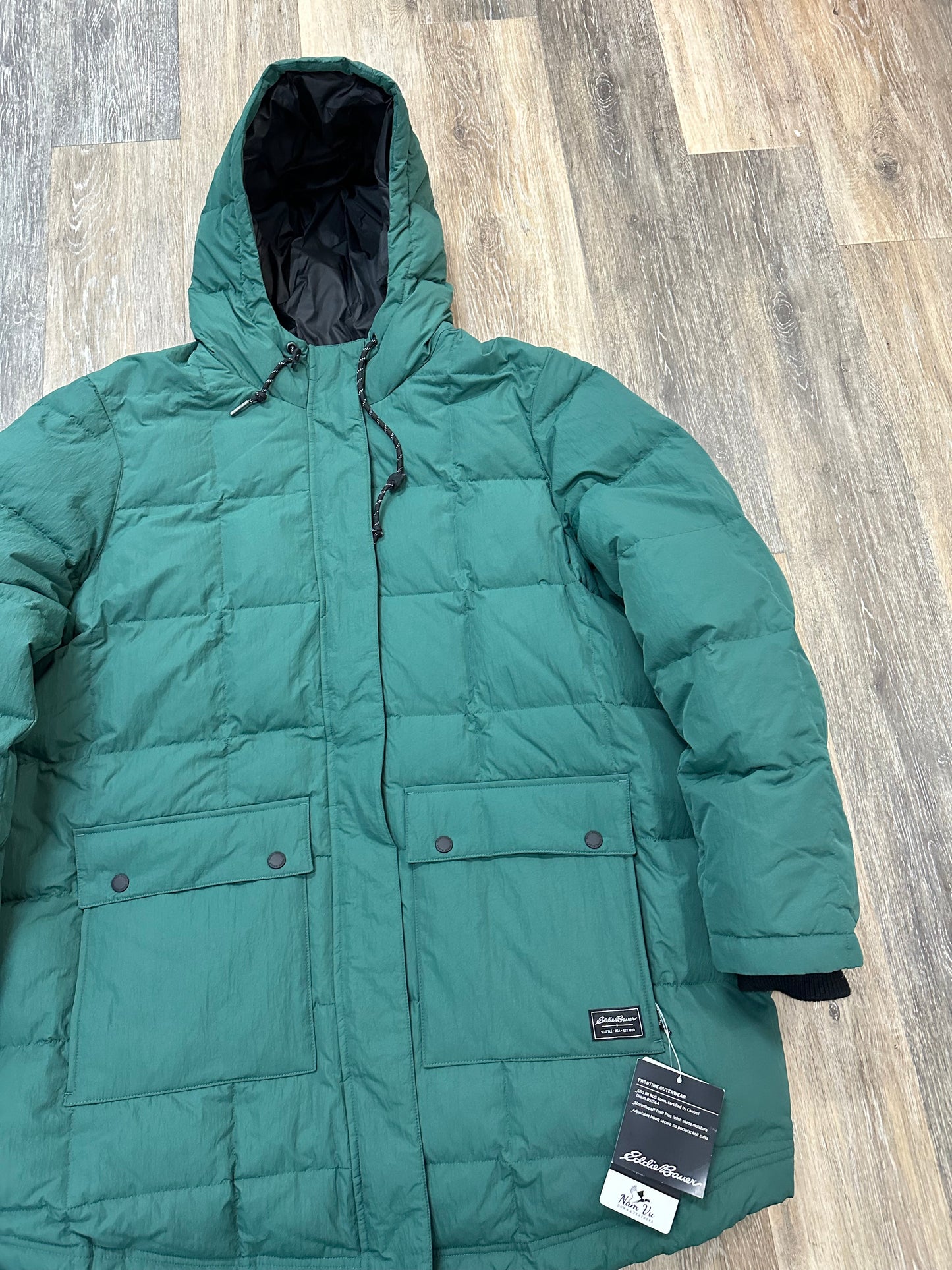 Coat Parka By Eddie Bauer In Green, Size: 3x