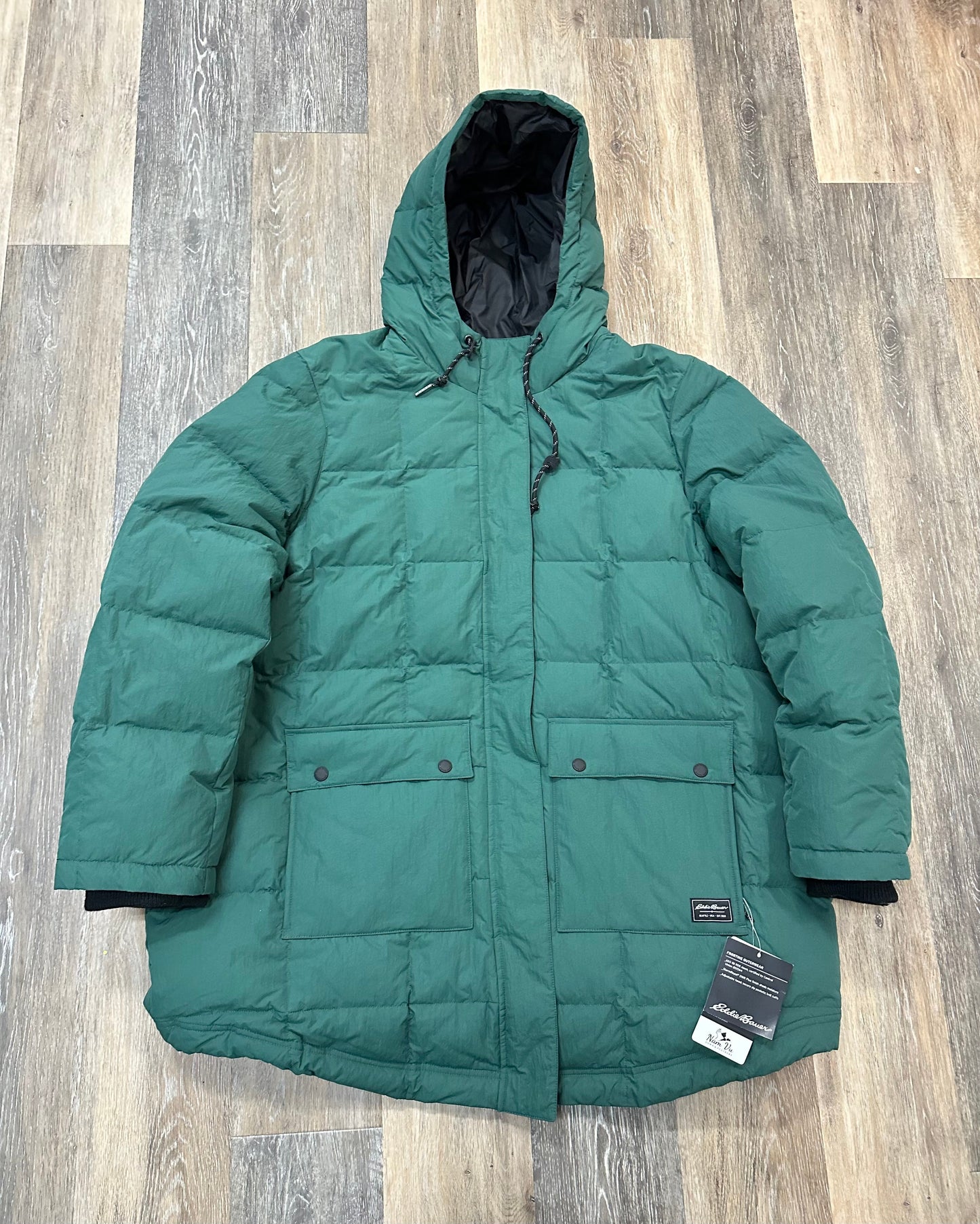 Coat Parka By Eddie Bauer In Green, Size: 3x