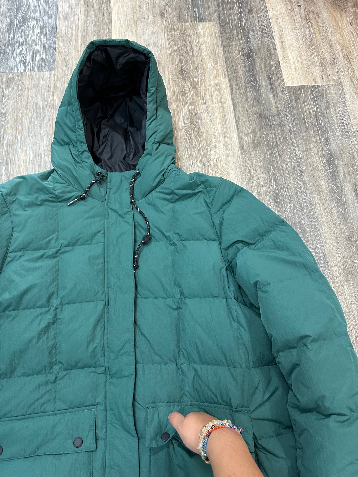 Coat Parka By Eddie Bauer In Green, Size: 3x