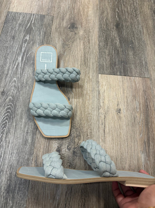 Blue Sandals Flats Dolce Vita, Size 9