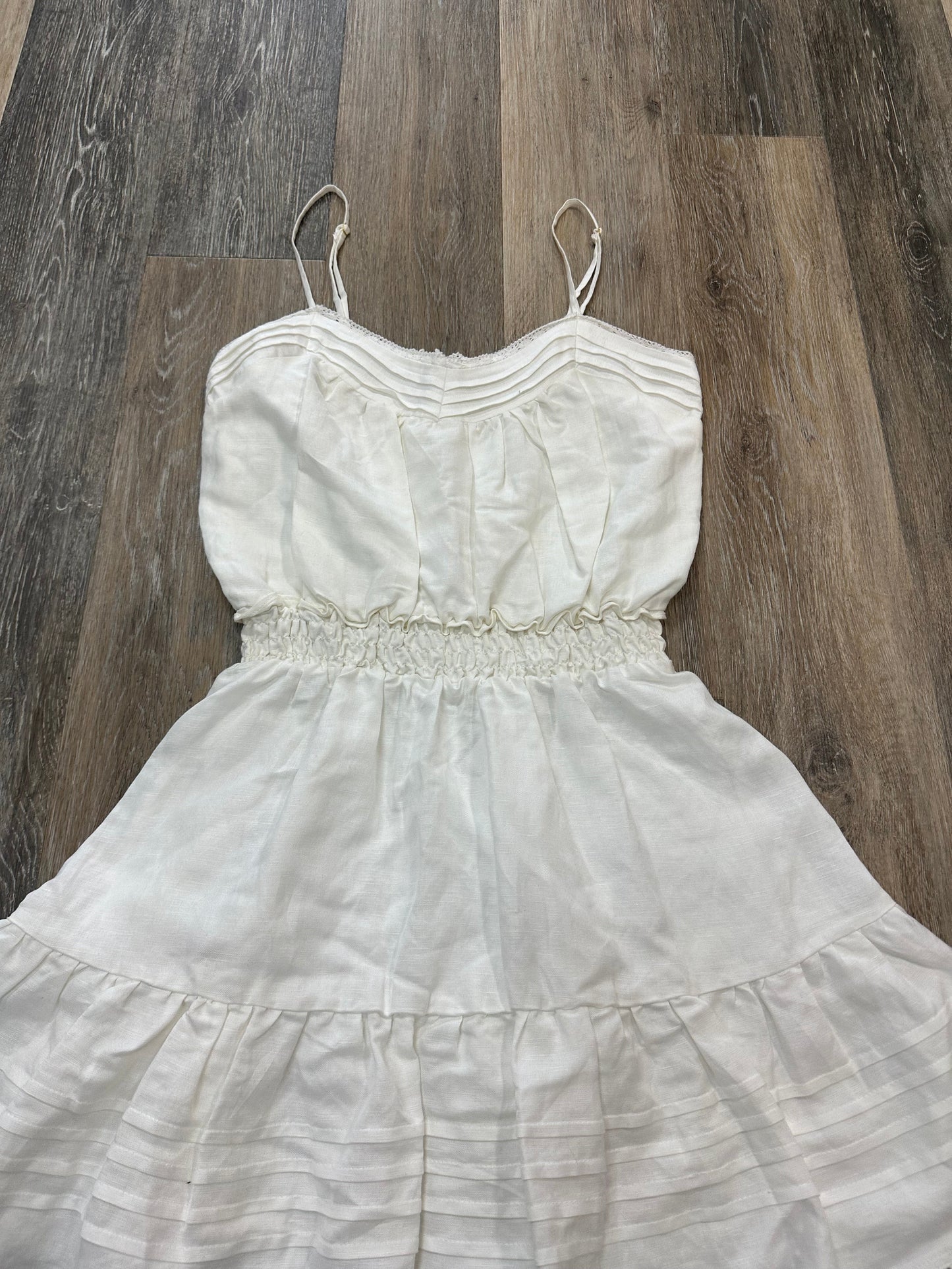 White Dress Casual Short Saltwater Luxe, Size M