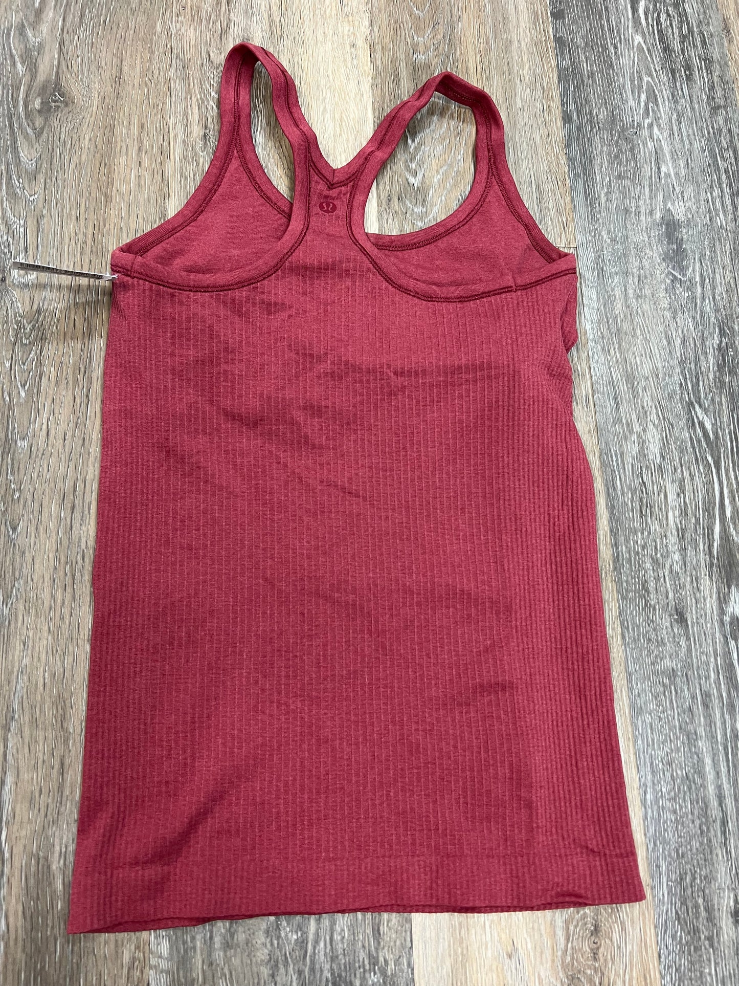 Red Athletic Tank Top Lululemon, Size 6