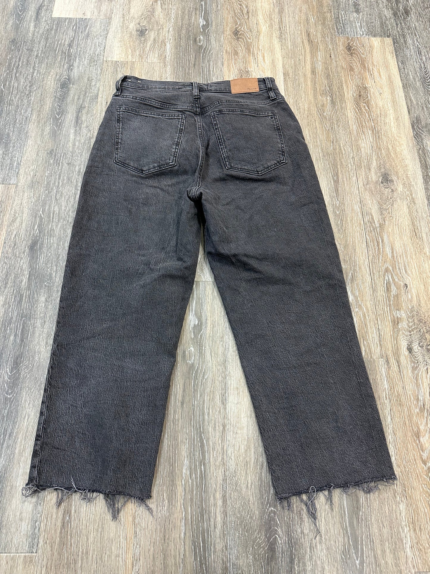 Jeans Straight By Madewell In Grey Denim, Size: 6