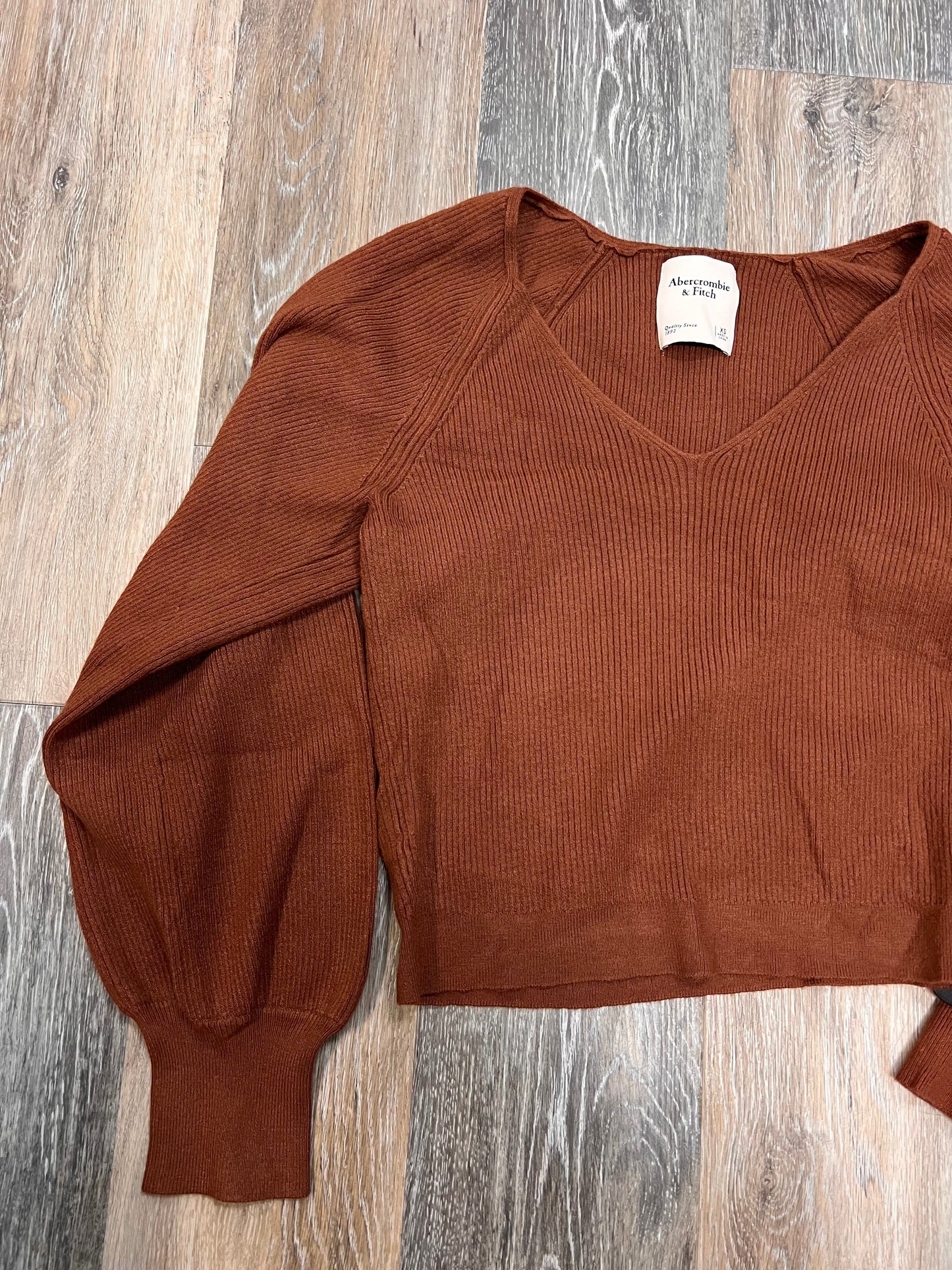 Sweater By Abercrombie And Fitch In Orange, Size: Xs