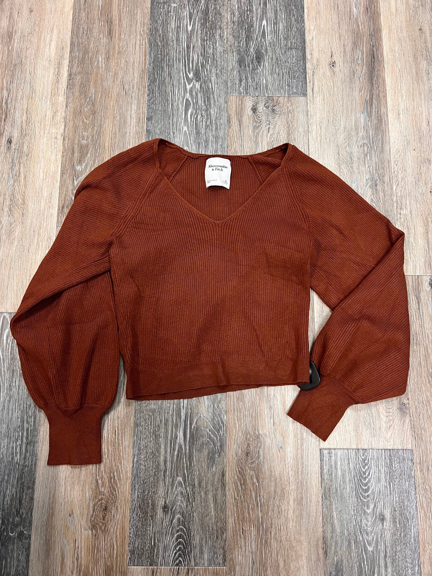 Sweater By Abercrombie And Fitch In Orange, Size: Xs