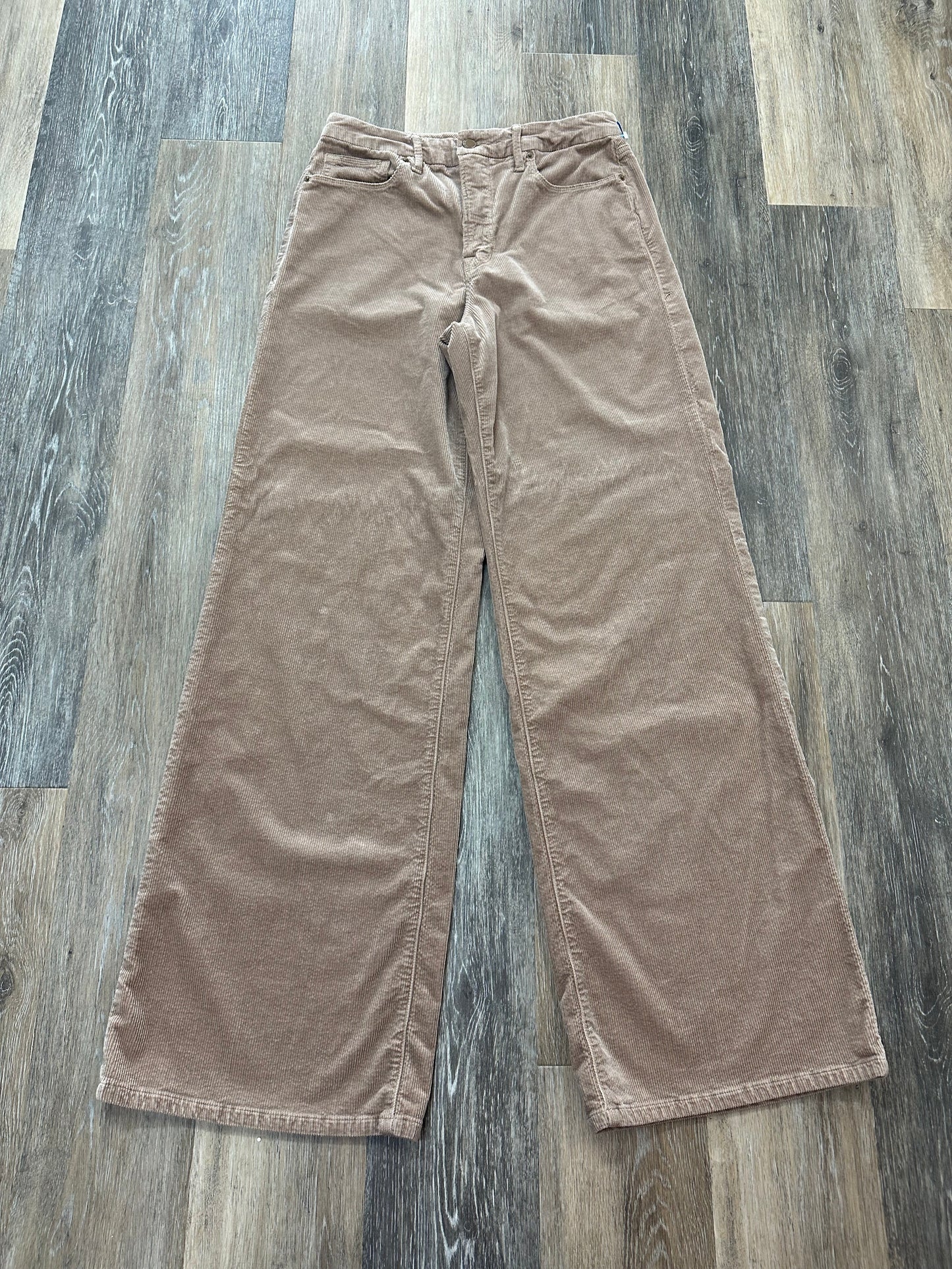 Pants Wide Leg By Good American In Tan, Size: 10