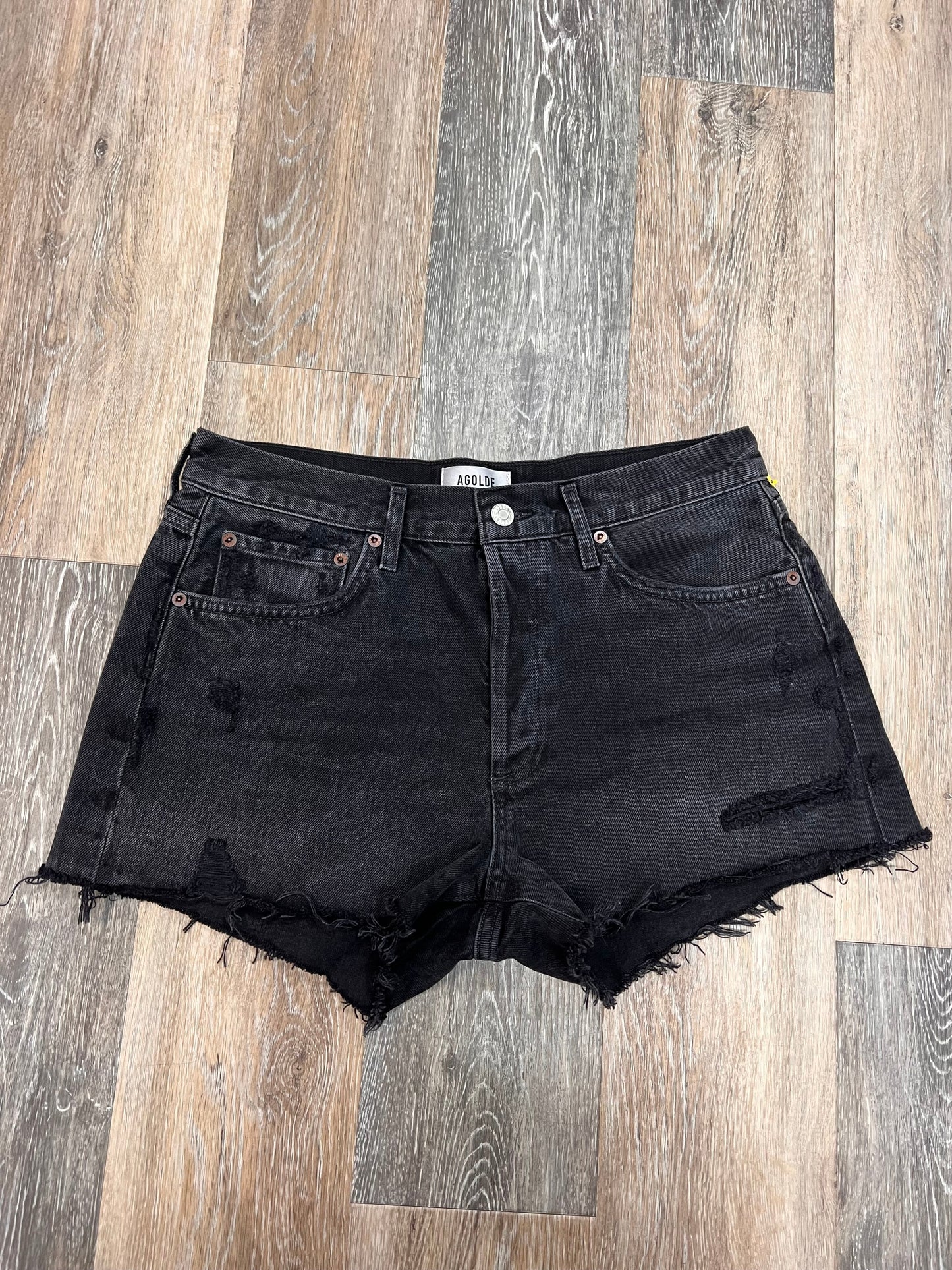 Shorts Designer By Agolde In Black Denim, Size: 8/29