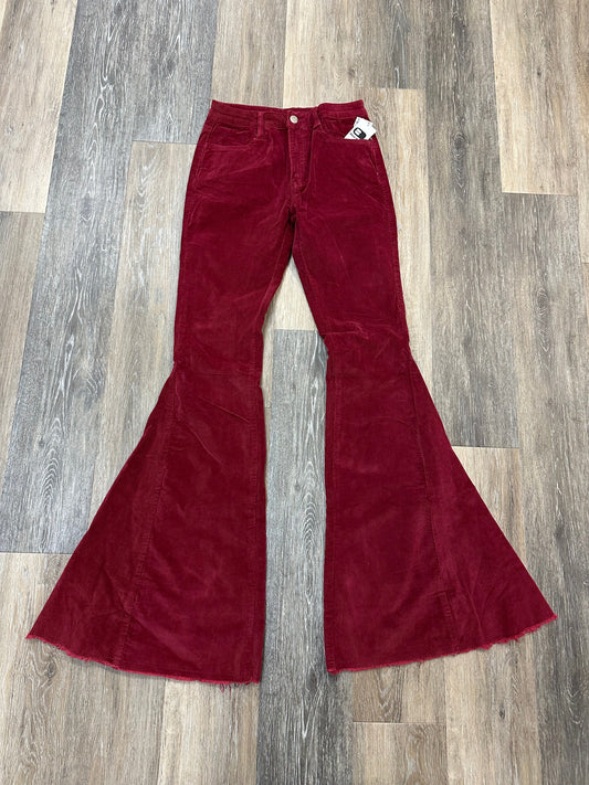 Pants Corduroy By Saints and Hearts In Red, Size: S