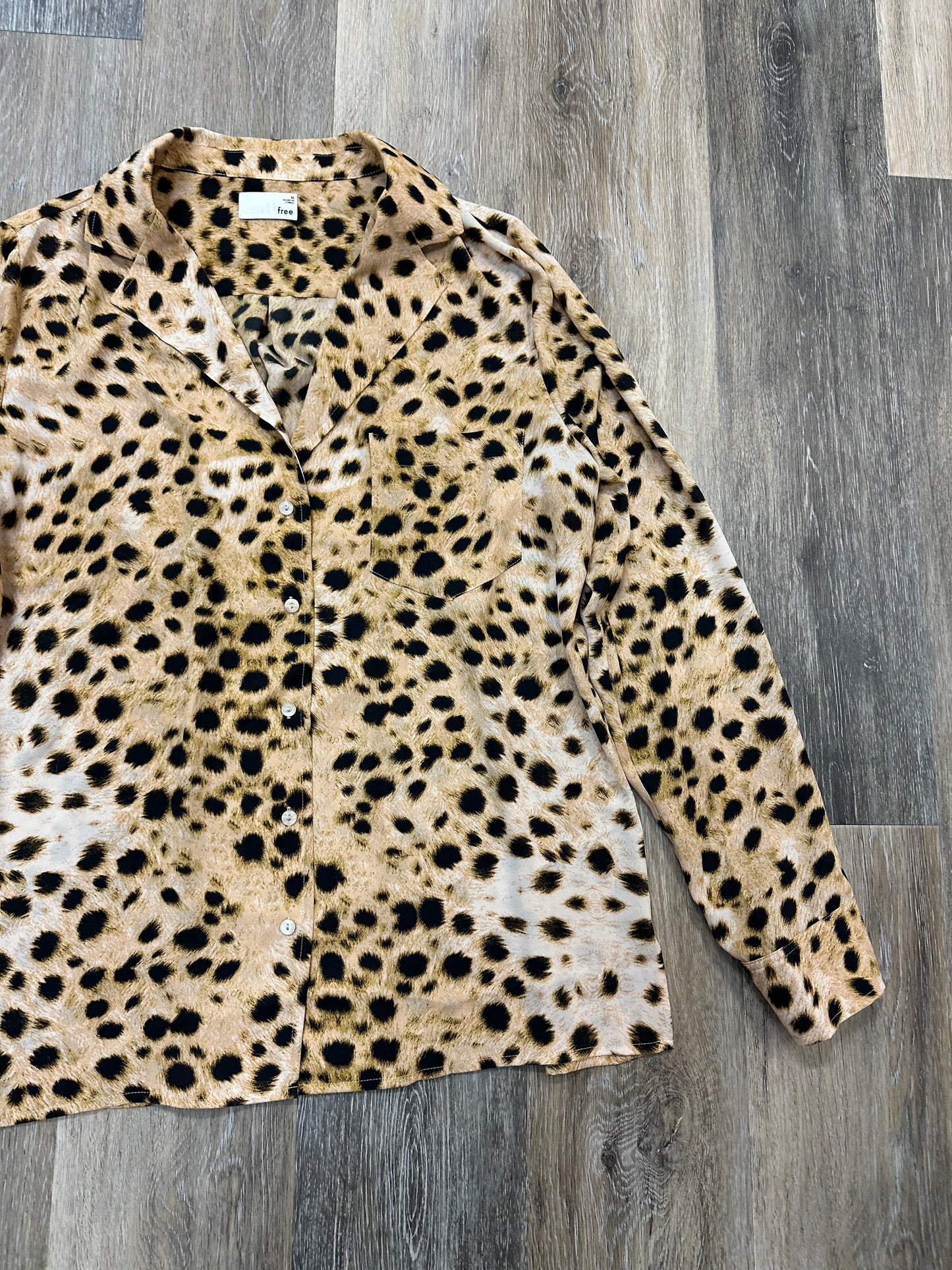 Blouse Long Sleeve By Wilfred In Animal Print, Size: M