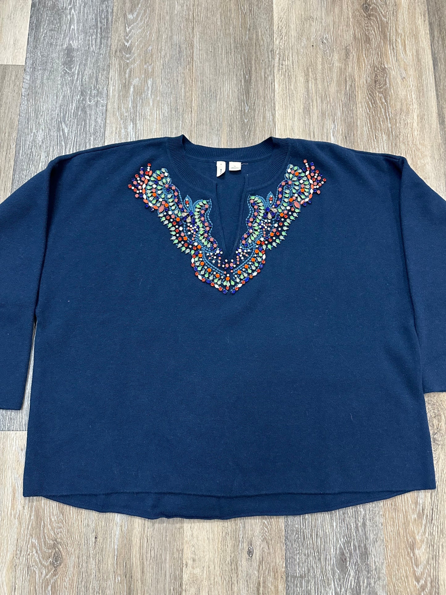 Sweater By Moth In Navy, Size: Xl