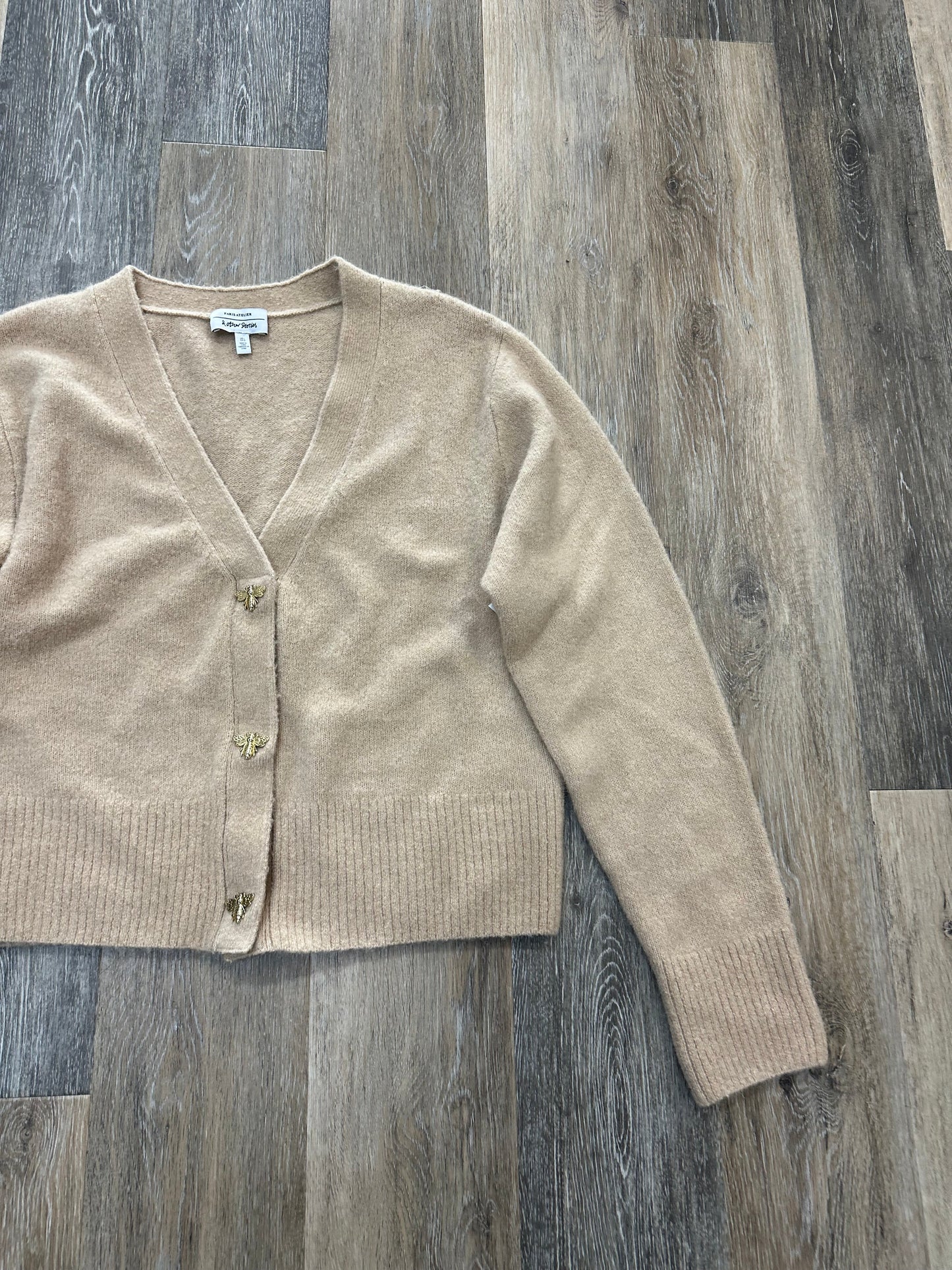 Sweater Cardigan By & Other Stories In Tan, Size: L