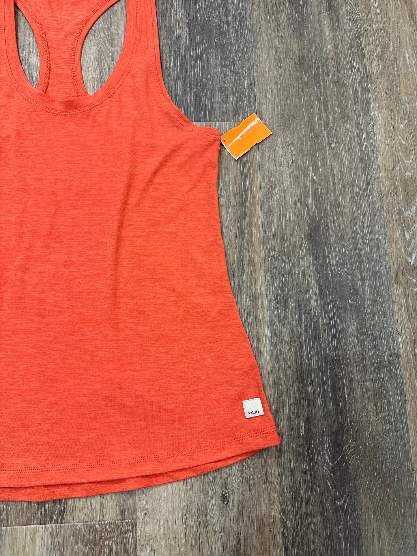 Athletic Tank Top By Vuori In Orange, Size: S